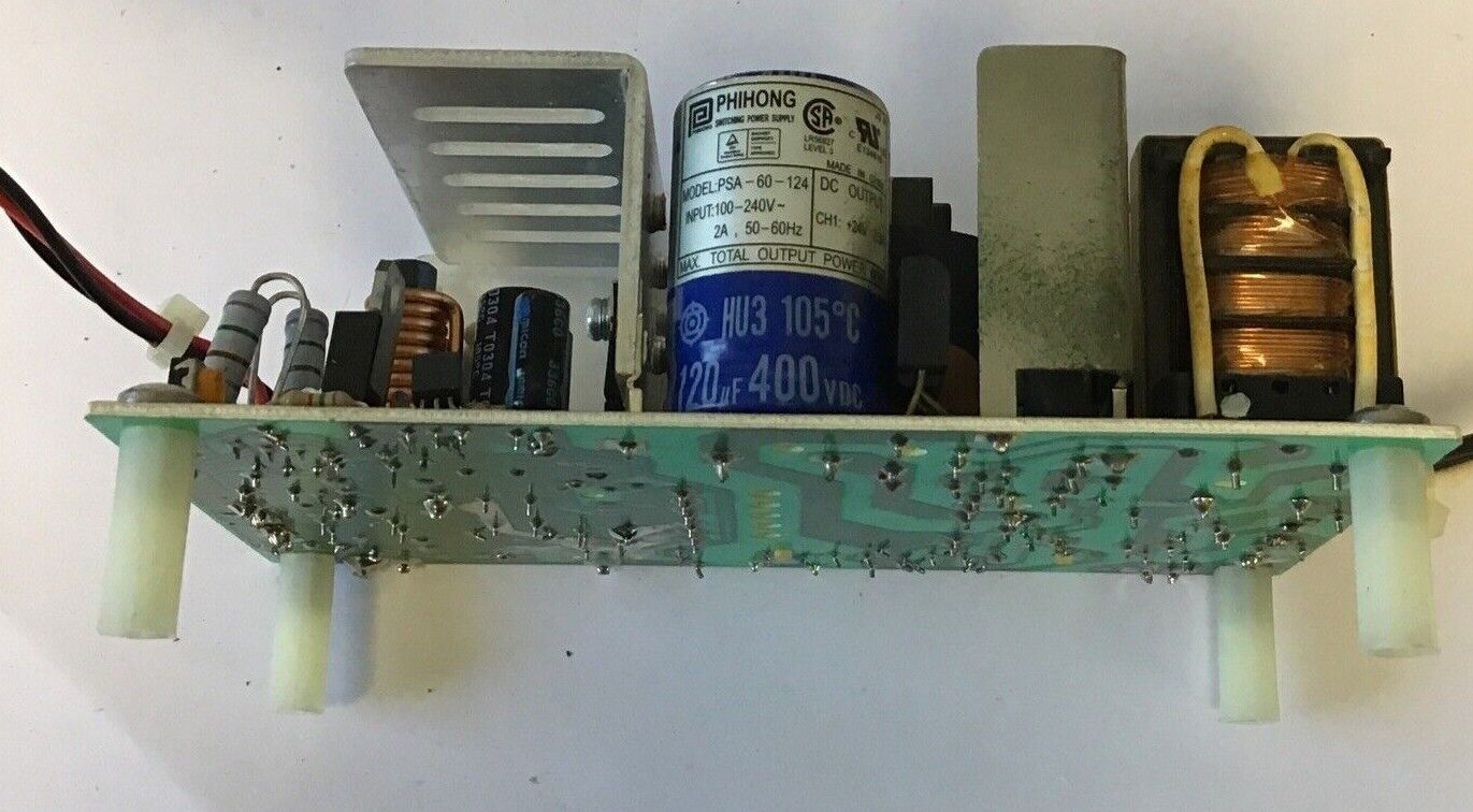 PHIHONG PSA-60-124 SWITCHING POWER SUPPLY 240VAC 50-60HZ