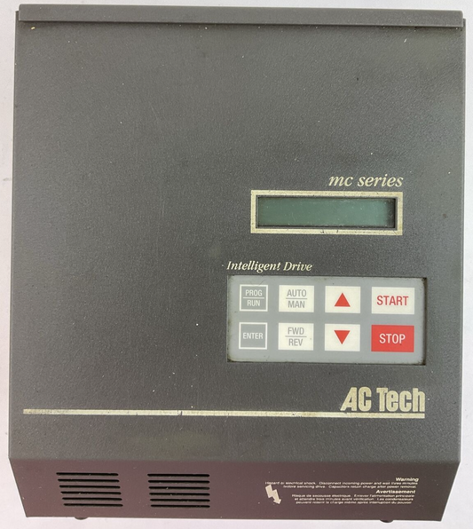 AC TECH MC SERIES M1475B INTELLIGENT DRIVE OUTPUT 0-400/460V 3PH 12.6/11A 7.5HP