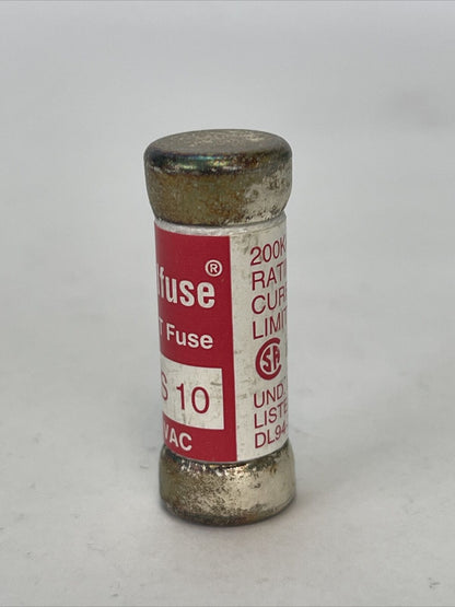 LITTELFUSE JLLS10 CLASS T FUSE 10AMP 600VAC (LOT OF 10)