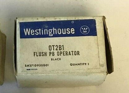 WESTINGHOUSE OT2B1 FLUSH PUSH BUTTON OPERATOR ***LOTOF3***