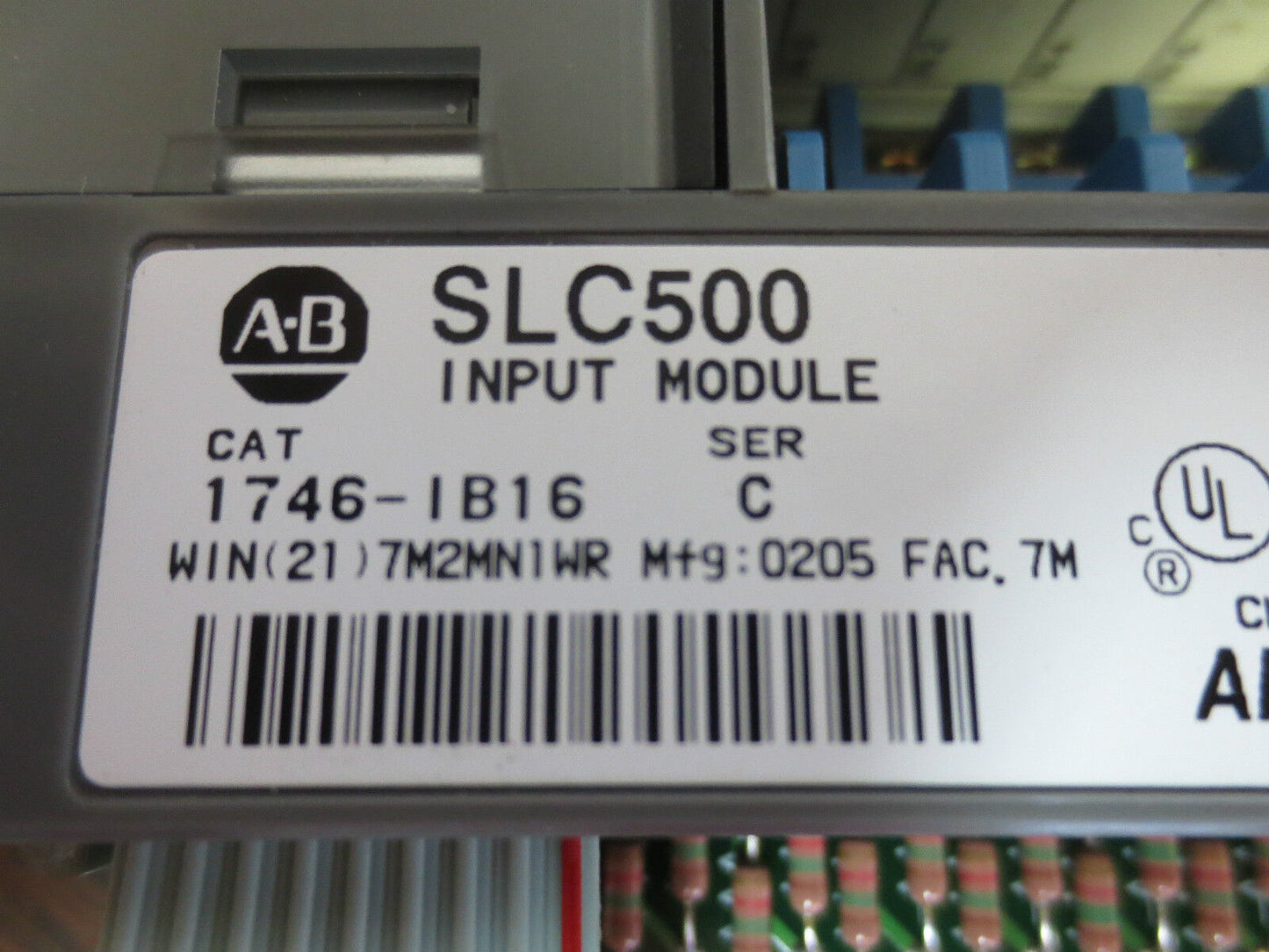 ALLEN-BRADLEY 1746-IB16 INPUT MODULE for SLC500 - Ser. C - INPUT 10-30VDC
