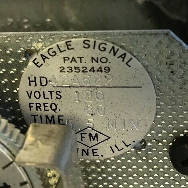EAGLE SIGNAL HD42A622 ELECTRIC RESET TIMER