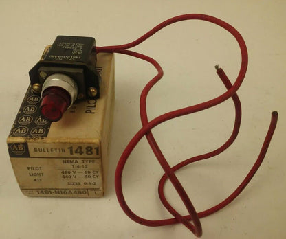 ALLEN BRADLEY 1481-N16A480 SER. L PILOT LIGHT KIT 440/480V-50/60HZ, W/ X-227811