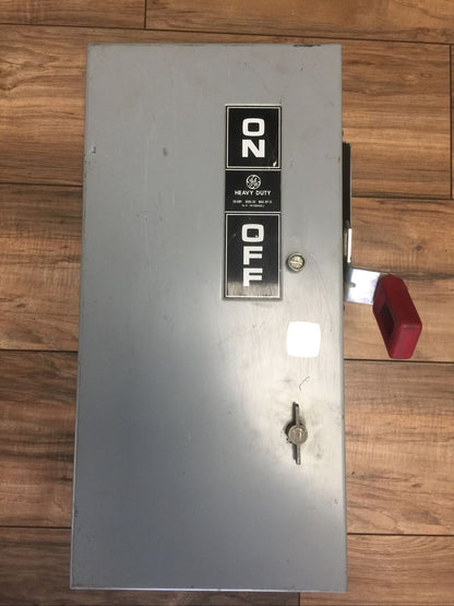 GE THN2261MDC MOD 7 NON FUSIBLE SAFETY SWITCH 30A 250/600VDC 3P 15HP TYPE 1,12