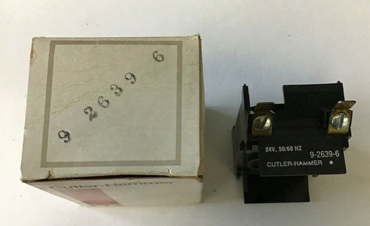 CUTLER HAMMER 9-2639-6 REPLACEMENT CONTACTOR COIL 24V 50/60HZ