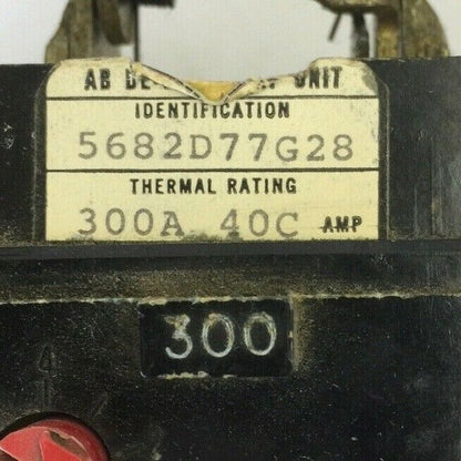 WESTINGHOUSE 5682D77G28 TRIP UNIT 300AMP 3POLE INST TRIP 1500-3000A