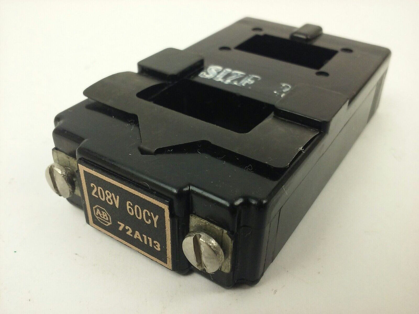 ALLEN BRADLEY 72A113 COIL 208V @ 60HZ, SIZE 2, NEW OTHER, EXCELLENT CONDITION