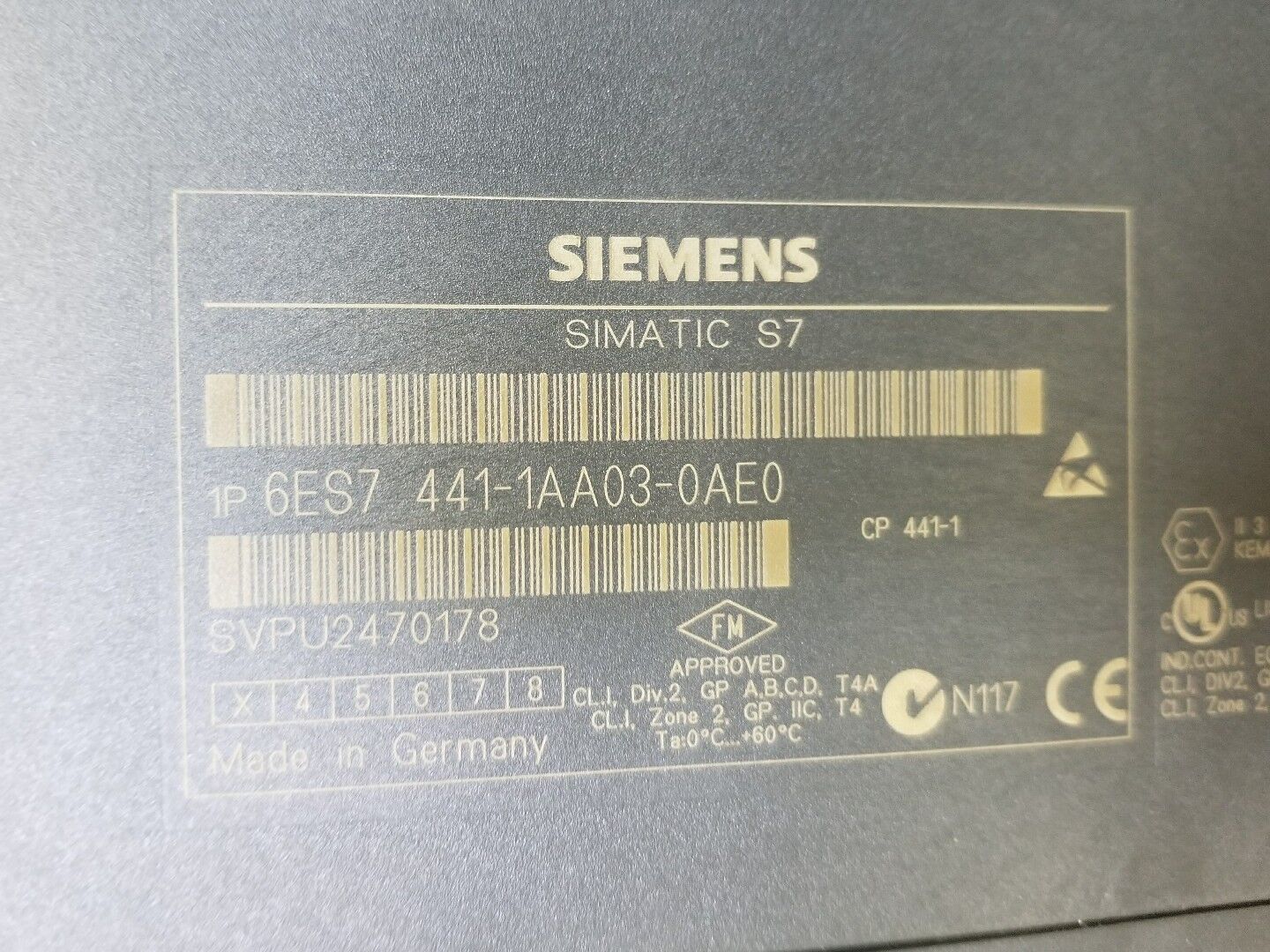 Siemens CP 441-1 6ES7 441-1AA03-0AE0 (6ES74411AA030AE0) + 963-1AA00-0AA0