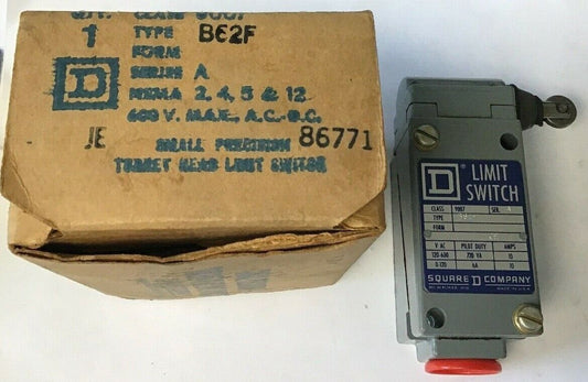 SQUARE D 9007 B62F TURRET HEAD LIMIT SWITCH SER. A