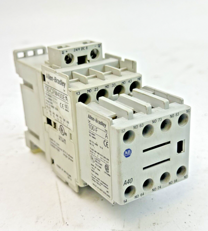 ALLEN BRADLEY - 700-CFM400E* SER. A & 100-F SER. A W/ COIL 24VDC