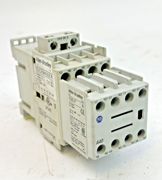 ALLEN BRADLEY - 700-CFM400E* SER. A & 100-F SER. A W/ COIL 24VDC