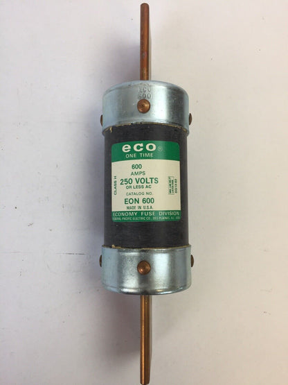 ECONOMY EON600 ECO ONE TIME FUSE 600AMP 250VAC