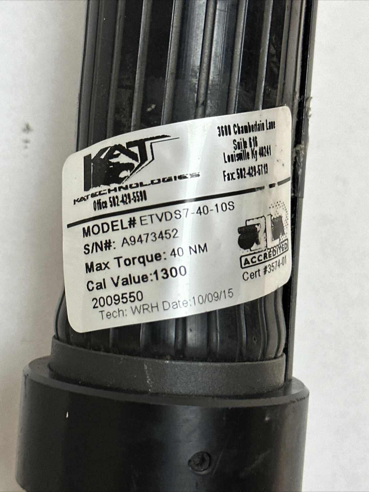 ATLAS COPCO ETVDS7-40-10S NUTRUNNER LUBBERING 80321105 17.23mm
