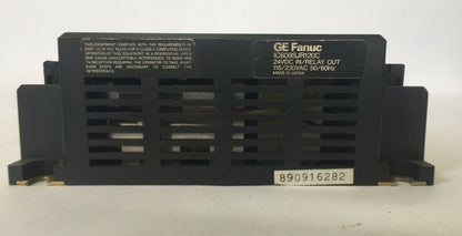 GE FANUC IC609SJR120C PROGRAMMABLE CONTROLLER 24VDC IN/RELAY OUT 115/230VAC