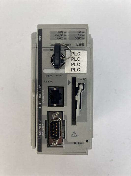 ALLEN BRADLEY 1769-L35E COMPACT LOGIX 1.5MB CONTROLLER SER A FW1.15 24VDC 0.09A