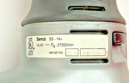 SENCO SS-14V/DS200-14V SCREW FASTENER AND SPIRAL SAW*NO BATTERIES INCLUDED*