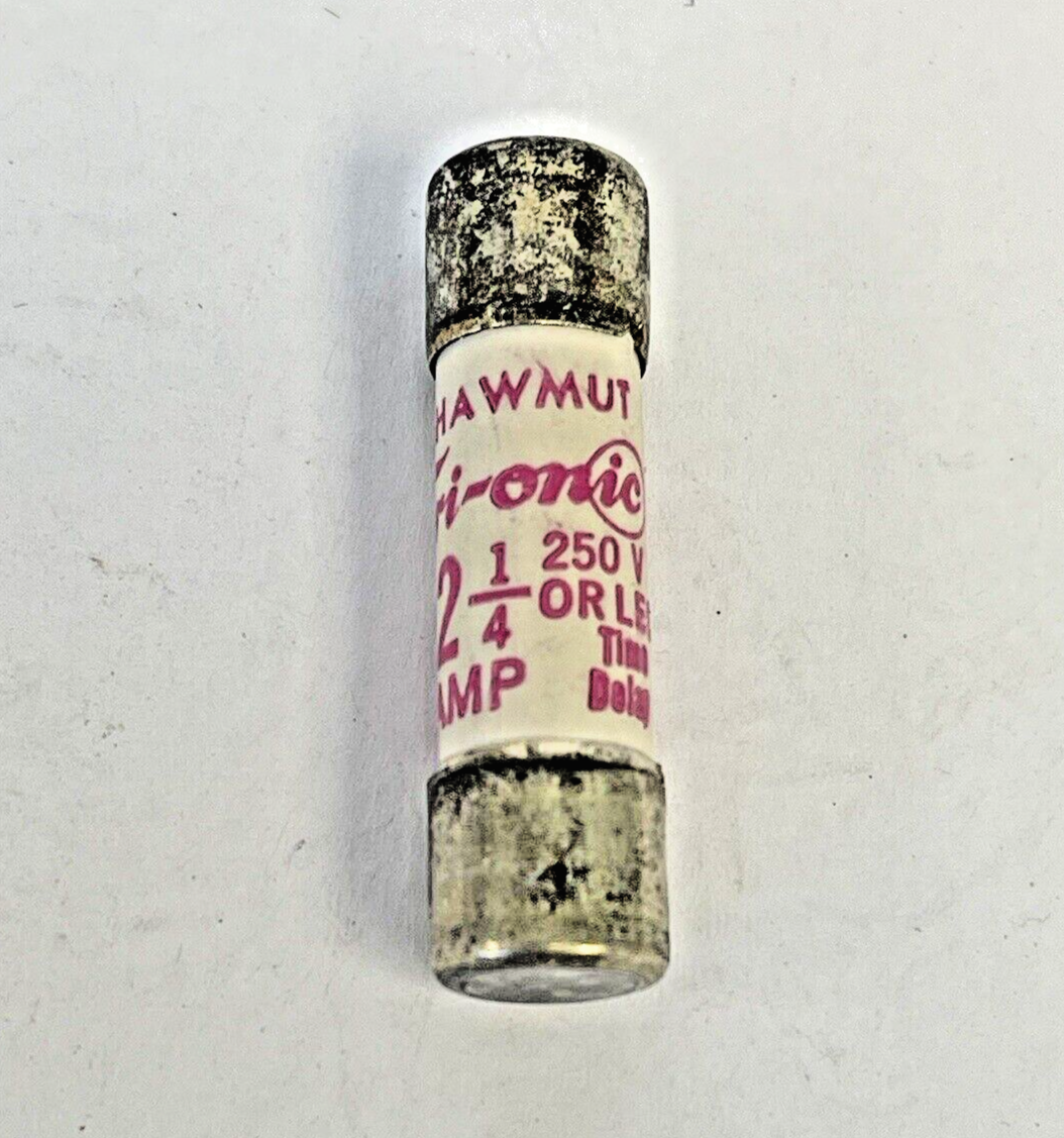 SHAWMUT - *BOX OF 7* - TRM2 1/4 - 2.25 AMP, 250 VAC - TIME-DELAY FUSES