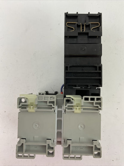 ALLEN BRADLEY REVERSING ECONOMY STARTER (140M-C2E-B16 + 100-C09E*10 COIL 24VDC)