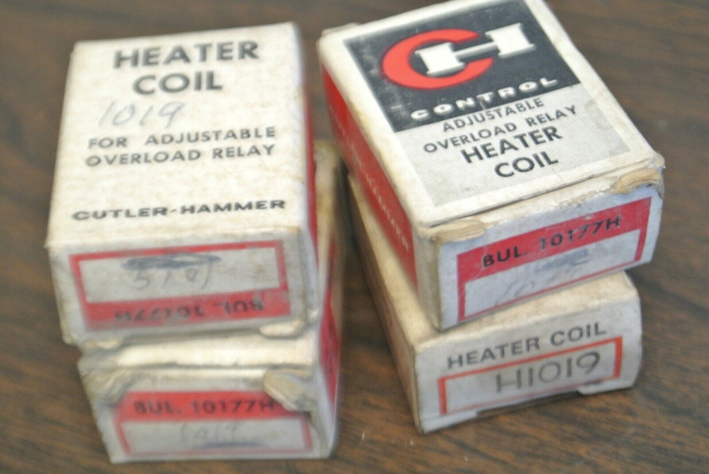 LOT of 4 / CUTLER-HAMMER H1019  OVERLOAD HEATER ELEMENT