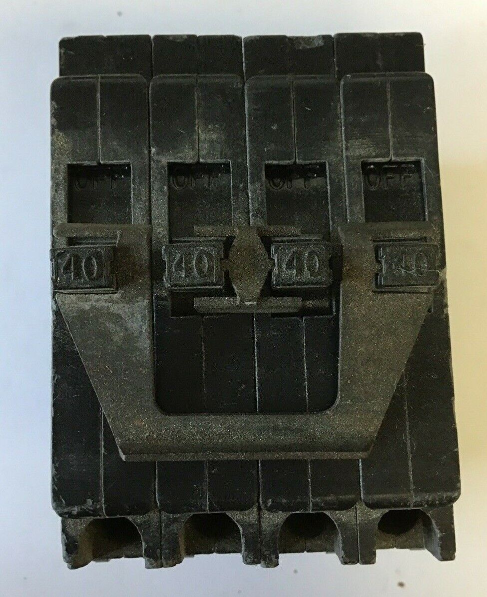 I-T-E Q24040 CIRCUIT BREAKER 40A 4POLE 120/240VAC CLASS CTL