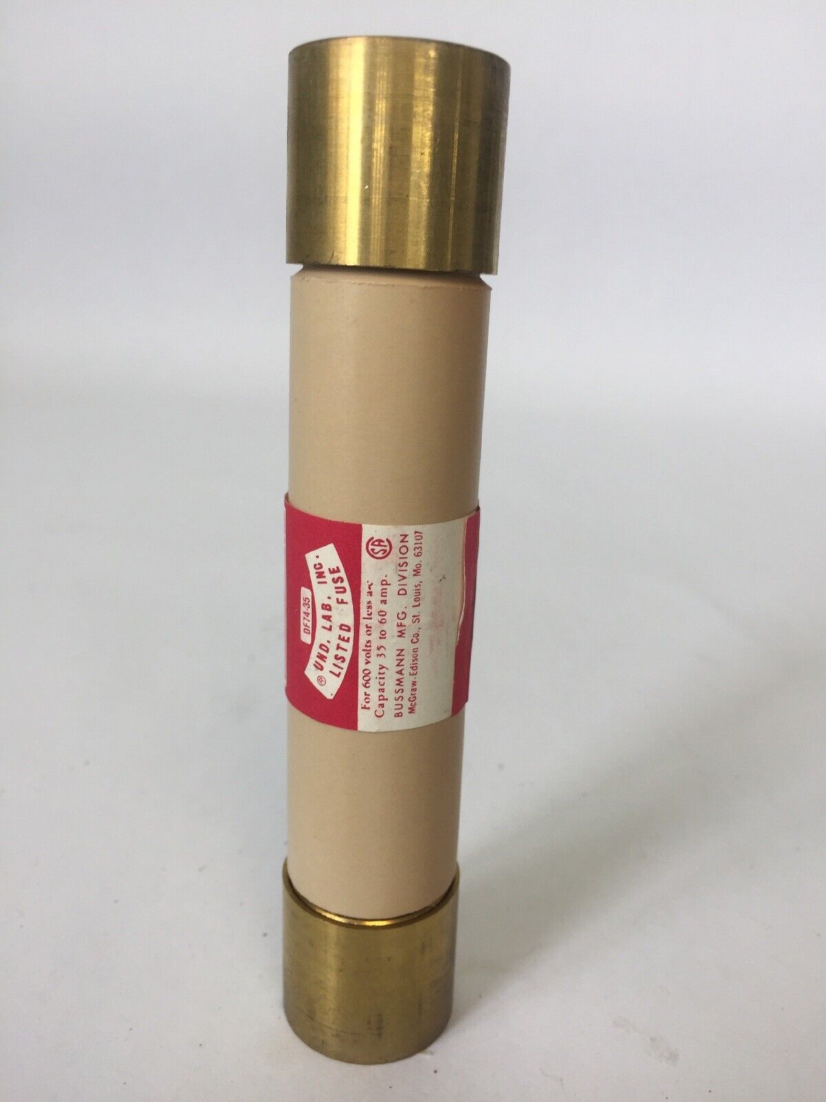 BUSSMAN RES 40 SUPER-LAG RENEWABLE FUSE 40AMP 600VAC (LOT OF 10)