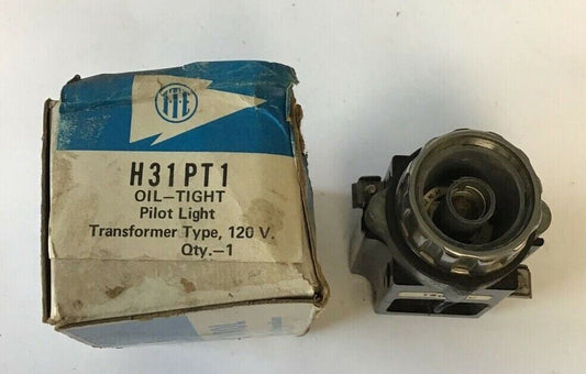 ITE H31PT1 OIL-TIGHT PILOT LIGHT TRANSFORMER TYPE 120VAC W/O BULB