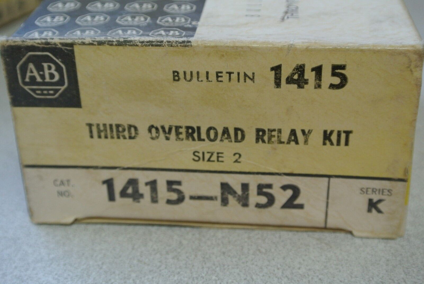 ALLEN-BRADLEY 1415-N52 Ser. K - THIRD OVERLOAD RELAY KIT - SIZE 2 - NEW SURPLUS