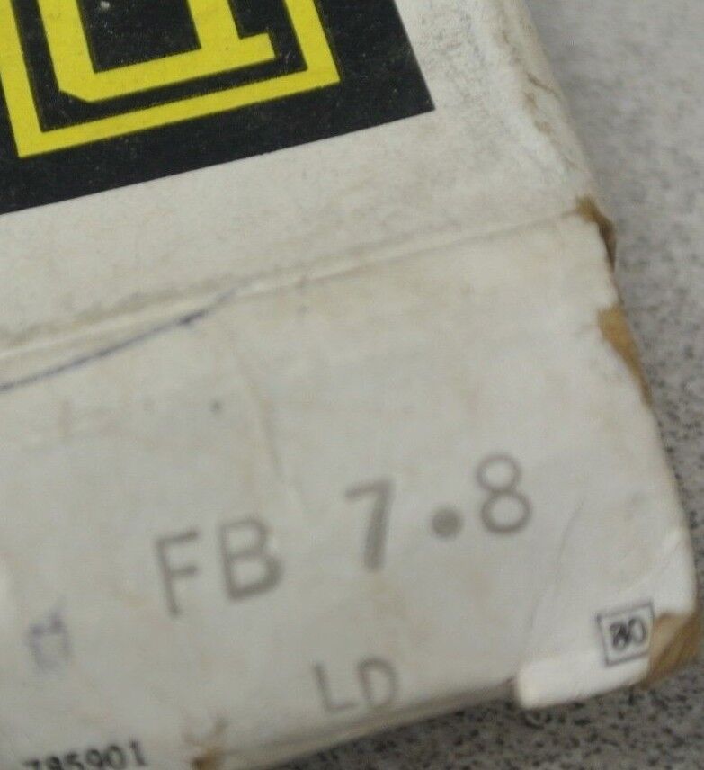 SQUARE D / FB7.8 / OVERLOAD RELAY HEATER ELEMENT / THERMAL UNIT / NEW SURPLUS