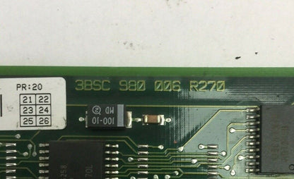 ABB DSQC 322 3HAB5960-1 ROBOT PROCESSOR CIRCUIT BOARD 3BSC 980 006 R270