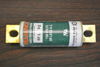 RELIANCE RFL90 RECTIFIER FUSES / 750V / 90A / NEW SURPLUS / EACH