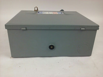 CHALLENGER GD222SN, SAFETY SWITCH, 60A, 240V, SINGLE PHASE FUSIBLE, 10 H.P. NEW