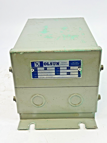 OLSUN - 18746 S-632282 - DRY TYPE TRANSFORMER - 1.5 KVA, 60 HZ, 1 PH, 230/460 HV