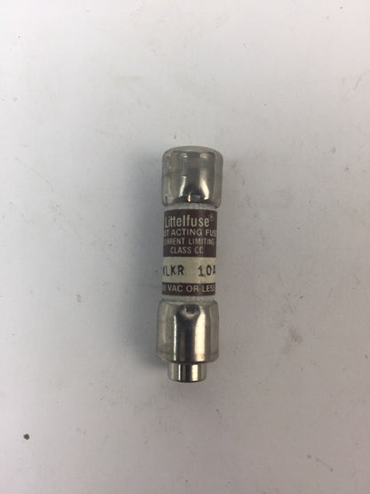 LITTELFUSE KLKR 10A FAST ACTING FUSE CURRENT LIMITING 600VAC 10A (LOT OF 3)