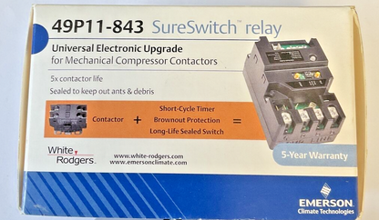 EMERSON 49P11-843 SURESWITCH RELAY