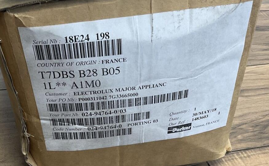 PARKER T7DBS B28 B05 1L03 A1M0 HYDRAULIC PUMP DENISON VANE TECHNOLOGY