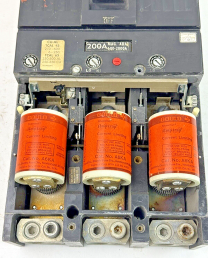 GE - TB43200 - TRI-BREAK FUSED CIRCUIT BREAKER - TB43F - 200 A, 3 POLE, 600 VAC