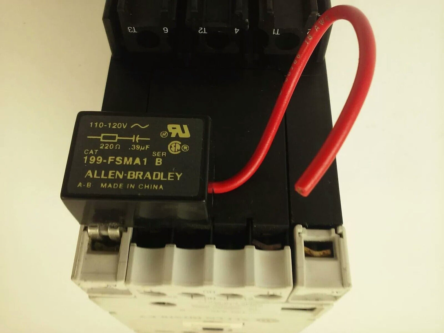 ALLEN-BRADLEY STARTER 190-MN, 190-P010, 190-A40, 190-A11, 199-FSMA1, 120V COIL