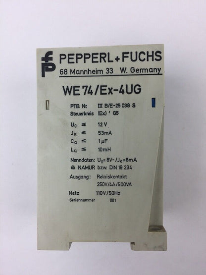 PEPPERL + FUCHS WE74/EX-4UG