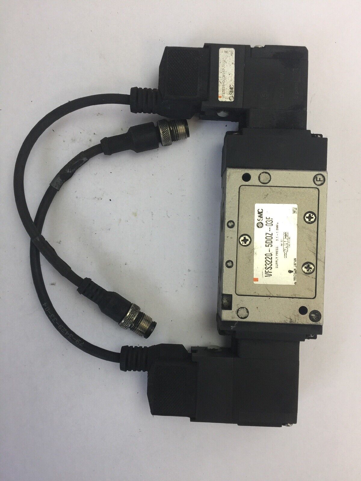 SMC VFS3220-5DOZ-03F SOLENOID VALVE 24VDC SUPPLY PRESS. 0.1-1.0MPa