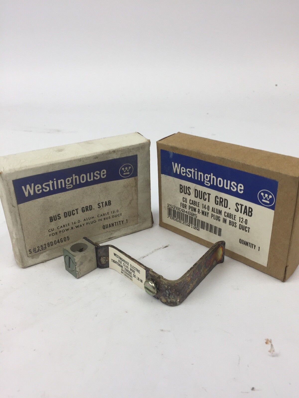 WESTINGHOUSE BUSDUCT GRD STAB CU CABLE 14-0-ALUM CABLE 12-0 FOR POW-R-WAY PLUG