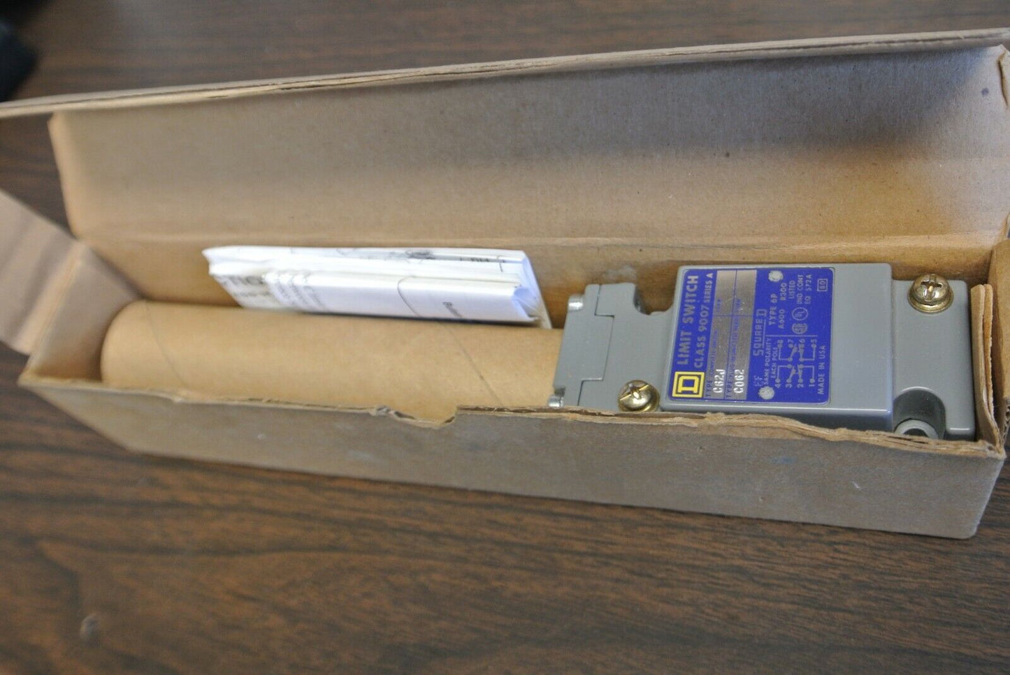 SQUARE D 9007 C62J MECHANICAL TURRET HEAD POSITION (LIMIT) SWITCH / NEW SURPLUS
