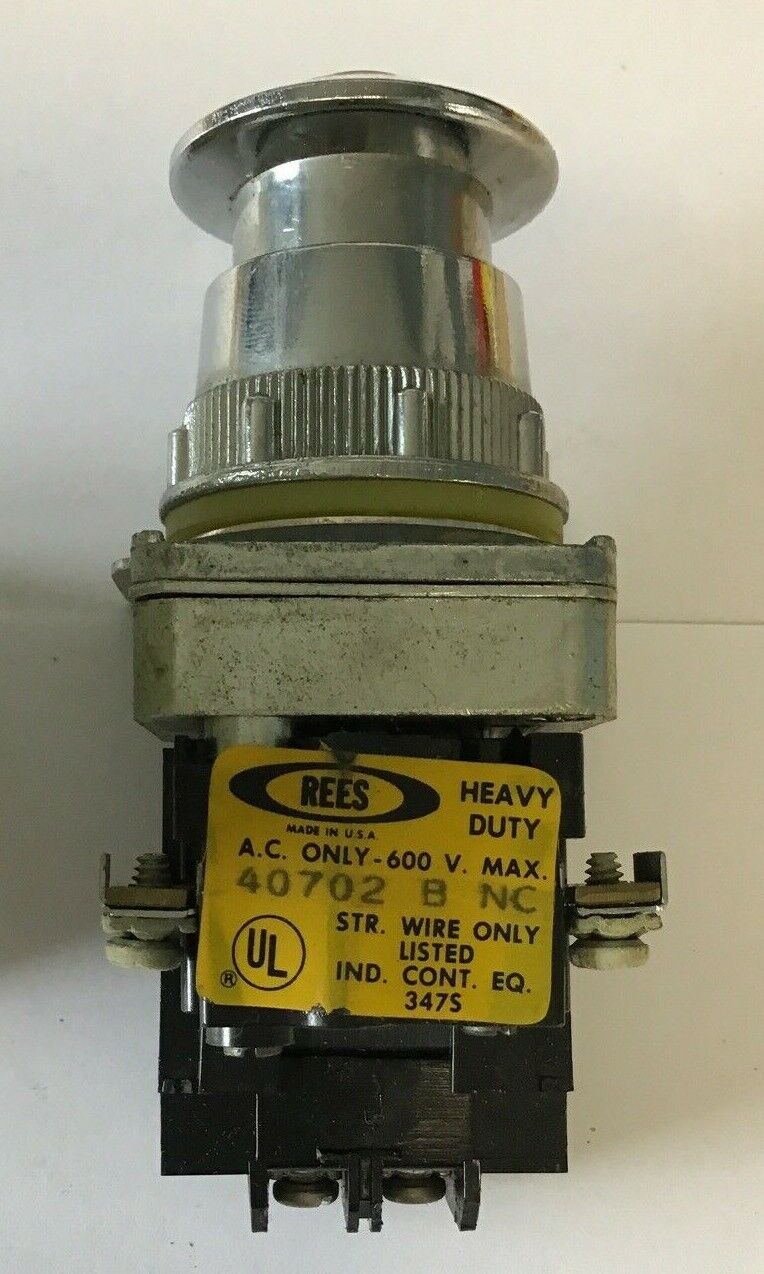 MACKWORTH G. REES 41450-000 3-1 R1450 PUSH BUTTON 600V