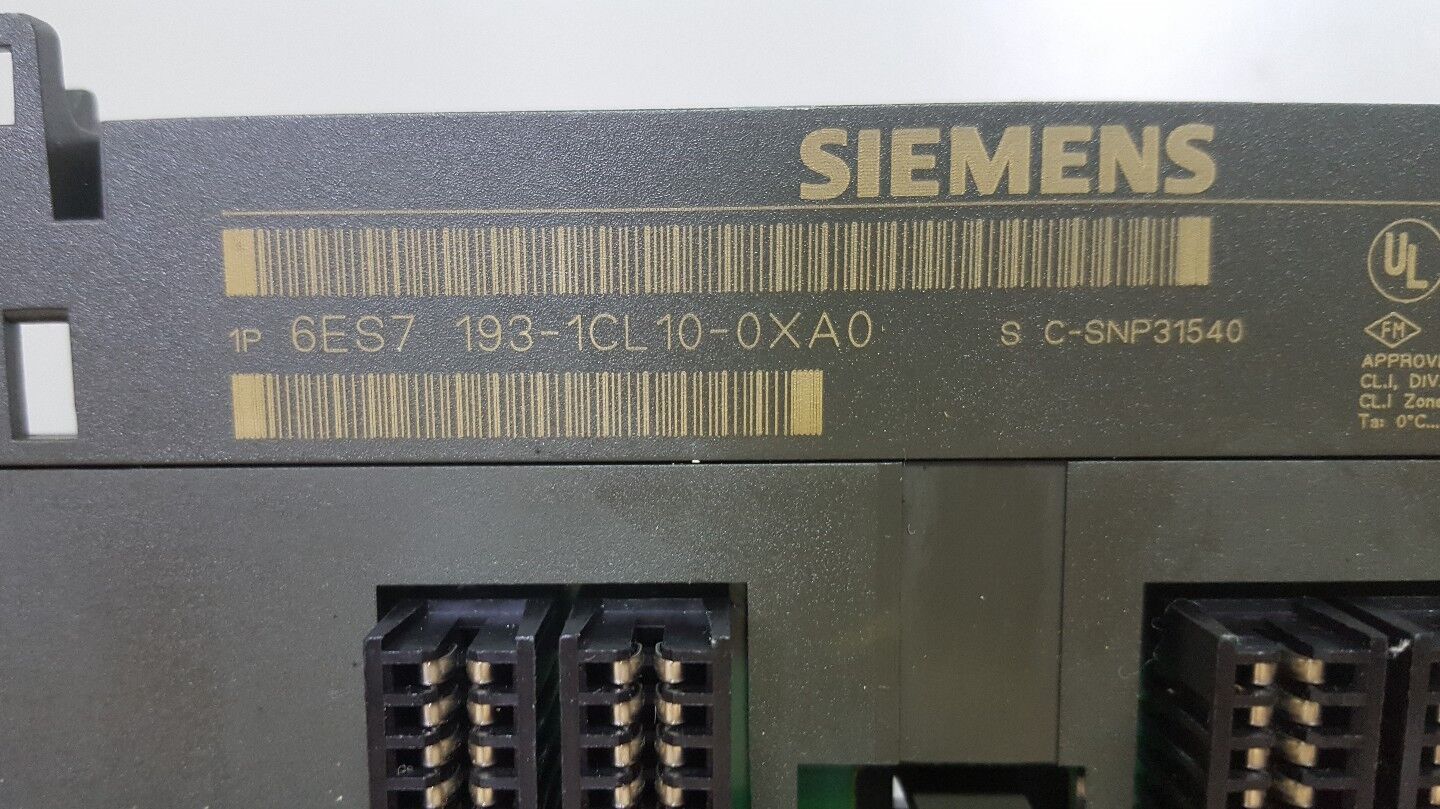 Siemens 6ES7-193-1CL10-0XA0 32 Channel Terminal Block