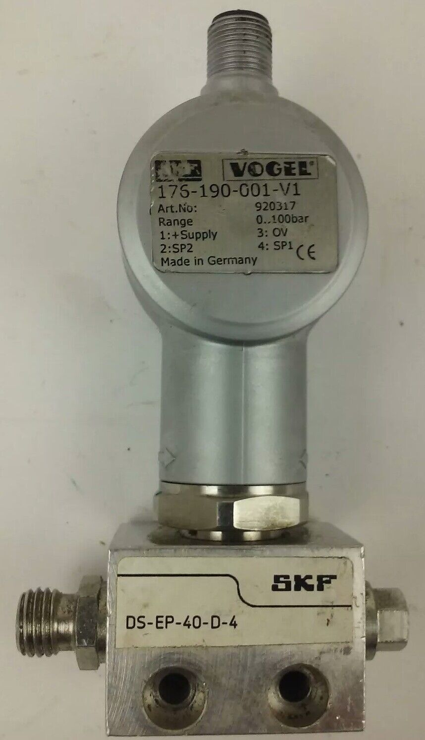 SKF VOGEL 176-190-001-V1 ELECTRONIC PRESSURE SWITCH, W/ DS-EP-40-D-4