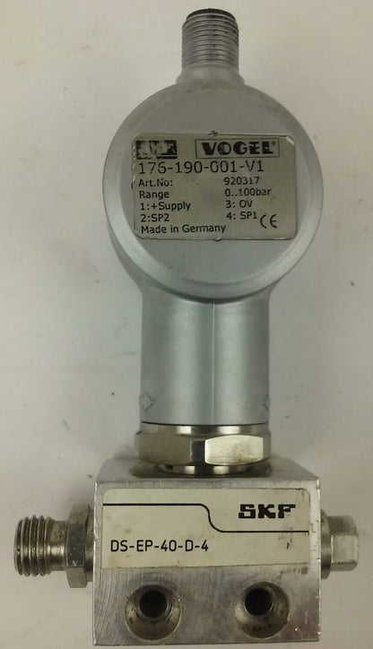 SKF VOGEL 176-190-001-V1 ELECTRONIC PRESSURE SWITCH, W/ DS-EP-40-D-4