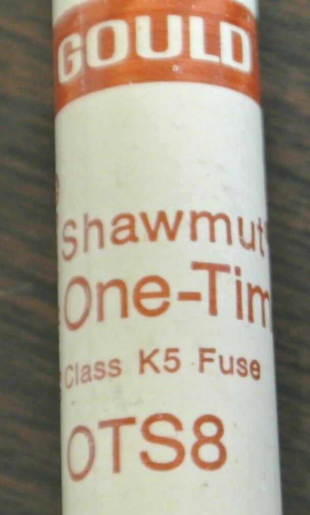 BOX of 10 / GOULD SHAWMUT OTS8 CLASS K5 FUSE 8A / 600V / NEW SURPLUS