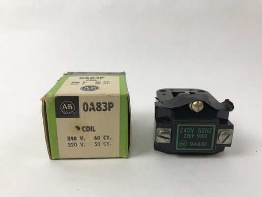 Allen Bradley OA83P Coil New In Box 240 V 60 CY/HZ 220 V 50 CY/HZ
