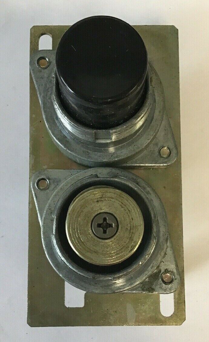 GENERAL ELECTRIC CR2940WM600B MUSHROOM HEAD PUSH BUTTON  ***MISSING RED CAP***