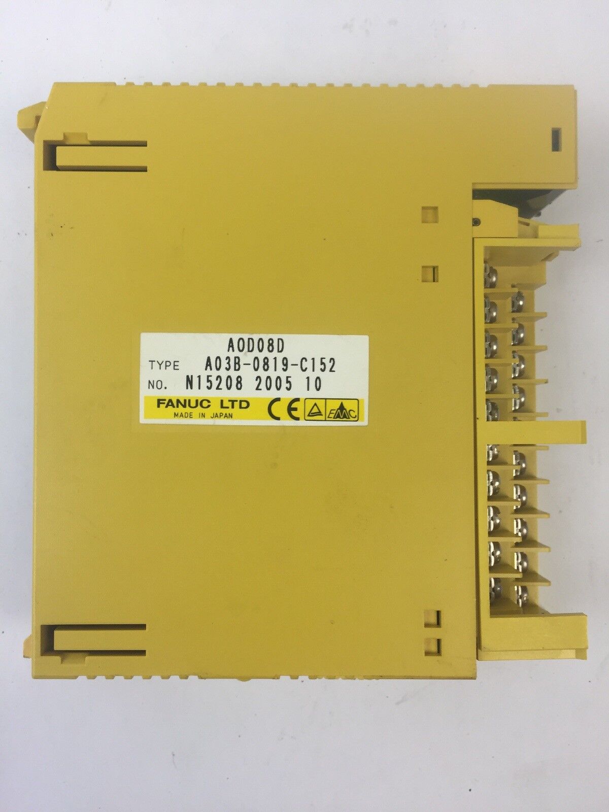 FANUC A03B-0819-C152 / A0D08D RELAY OUTPUT MODULE