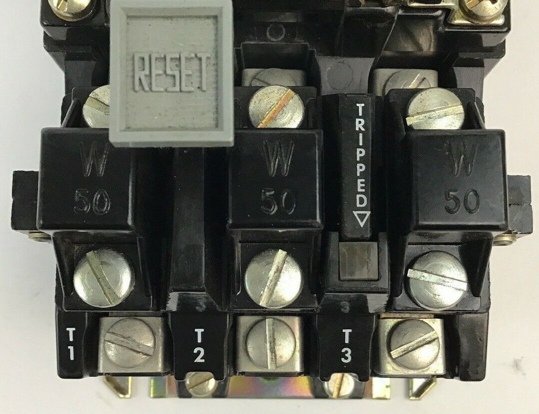 ALLEN BRADLEY 509-B0D SER.B SZ.1 W/CB236 COIL/ W50 / W/595-A SER.B AUX CONT.